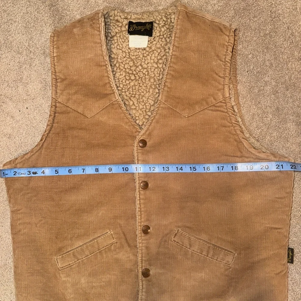 Vintage Wrangler Sherpa Vest - Picture 4 of 6